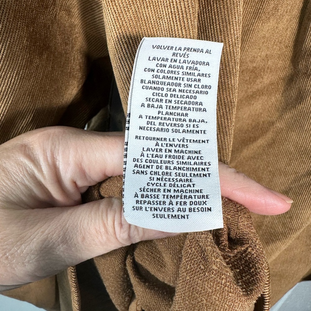 Ruby Road Road Brown Corduroy Shaket Size 1X NWT - Picture 10 of 11